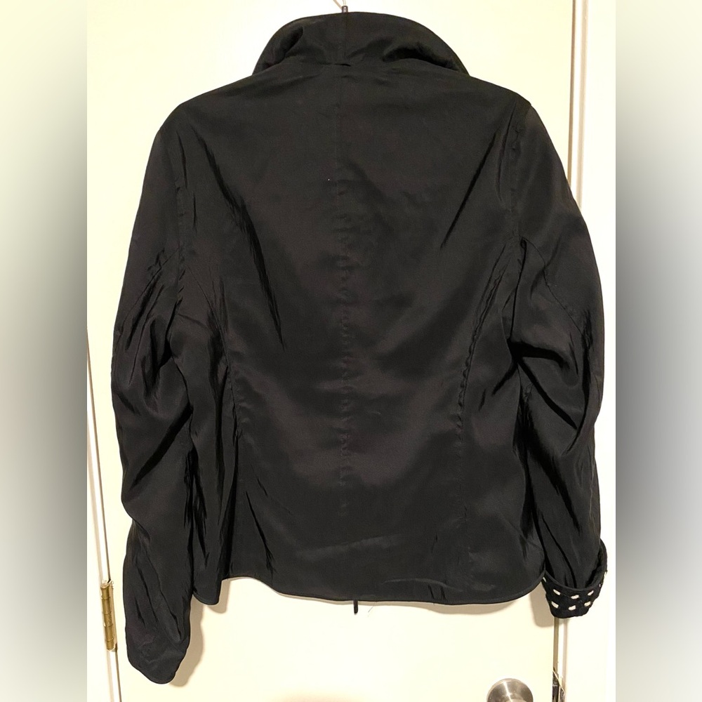 Mycra Pac Reversible Black Nylon/Black and White Wool Jacket S/M - Picture 4 of 9